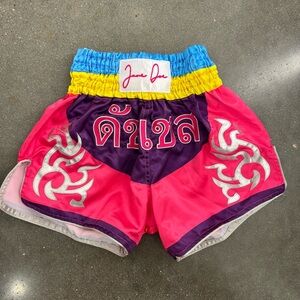 Women’s Satin Thai Boxing Shorts Duchess  Jane Doe Small